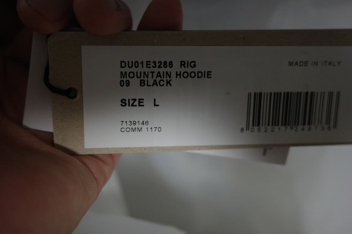 [L] 25SS 릭오웬스 다크쉐도우 마운틴 후드 집업 블랙 RIG 상품이미지4