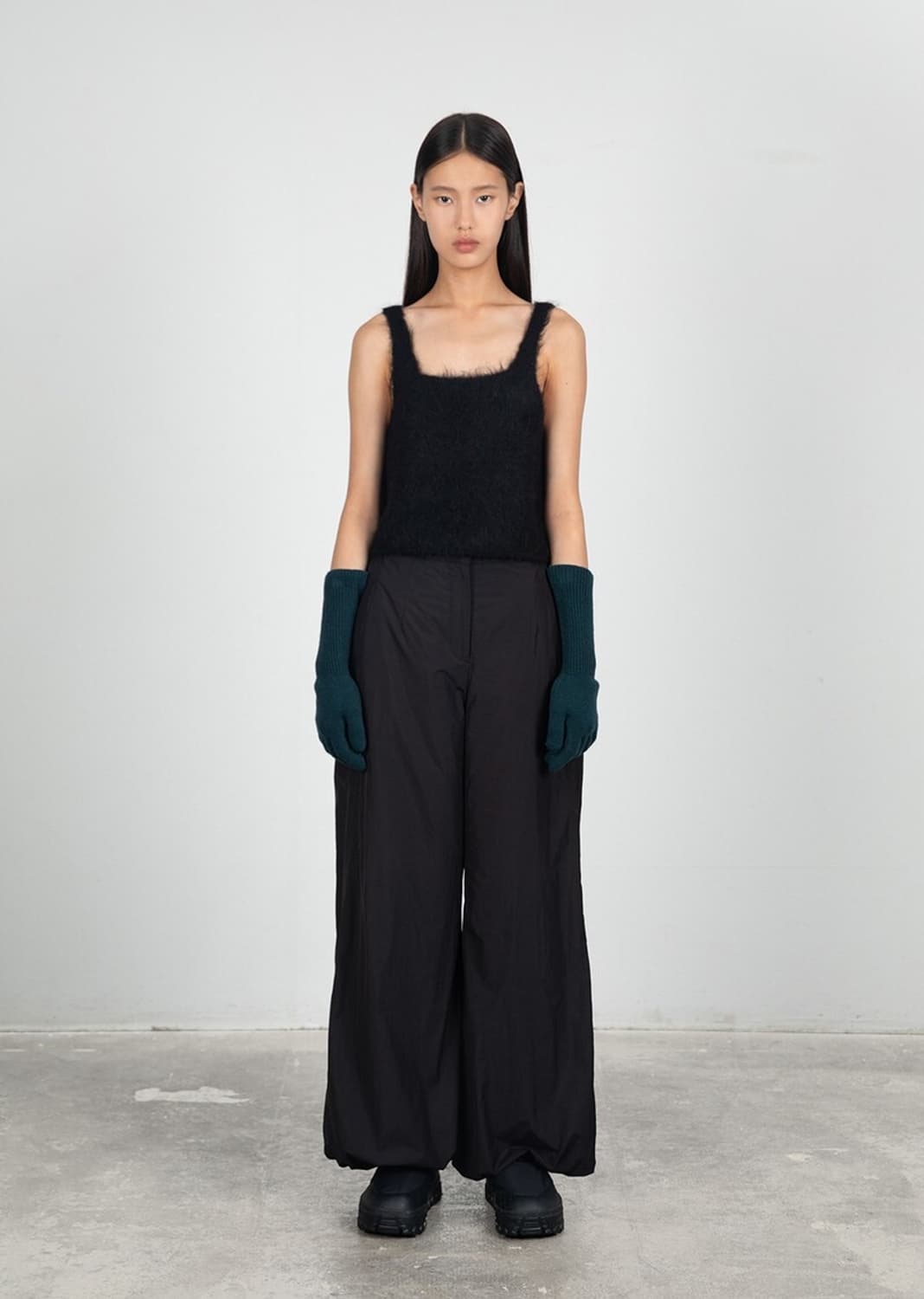 AMOMENTO 아모멘토 BALLOON BANDING PANTS 블랙 0 상품이미지1