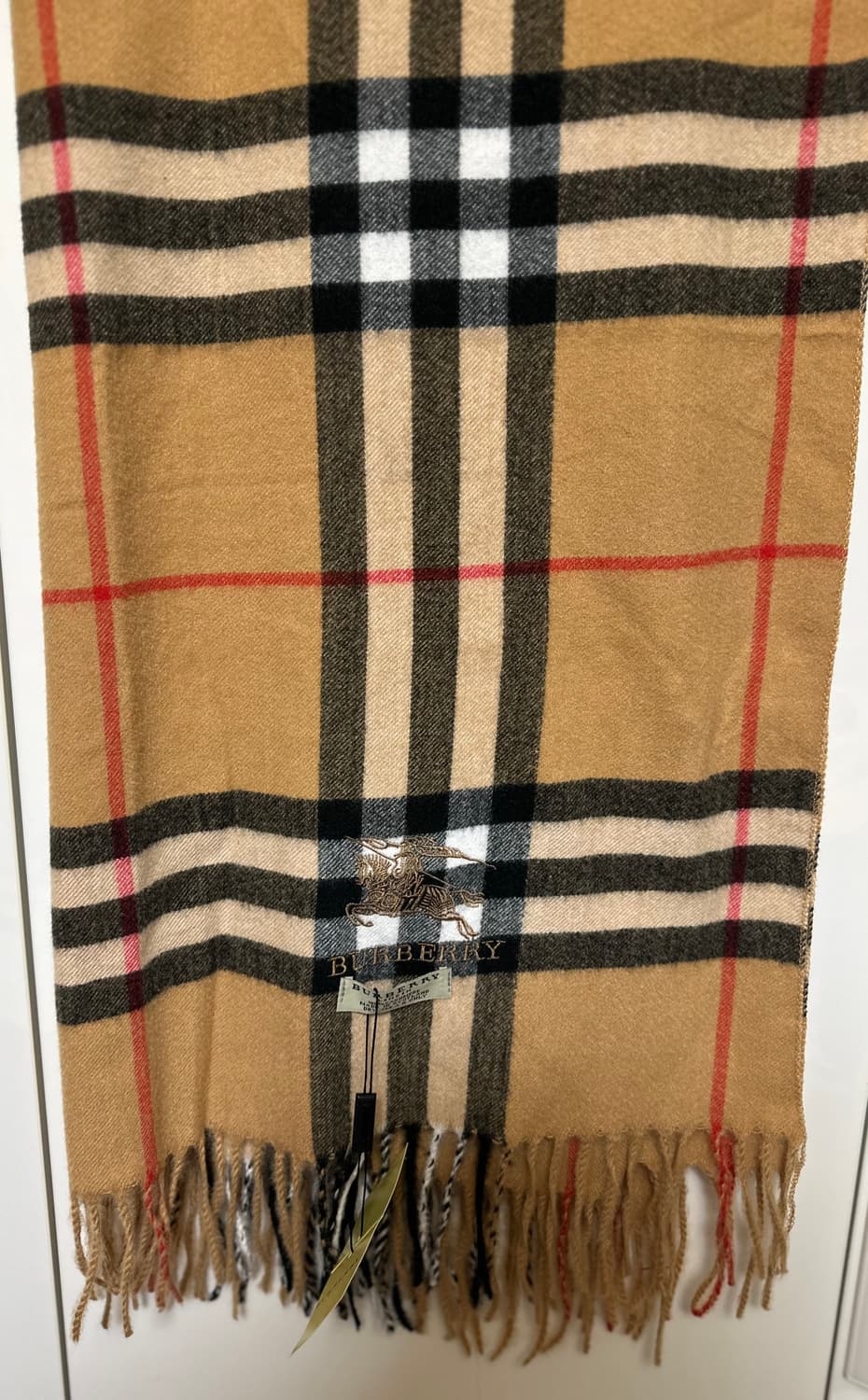 버버리 캐시미어  숄&머플러 클래식 체크남여공용 상품이미지4