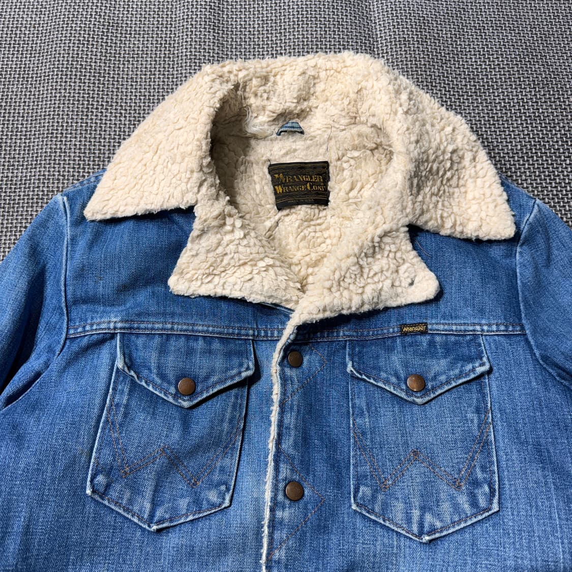 80s USA 랭글러 데님 쉐르파 (old-8533) 상품이미지2