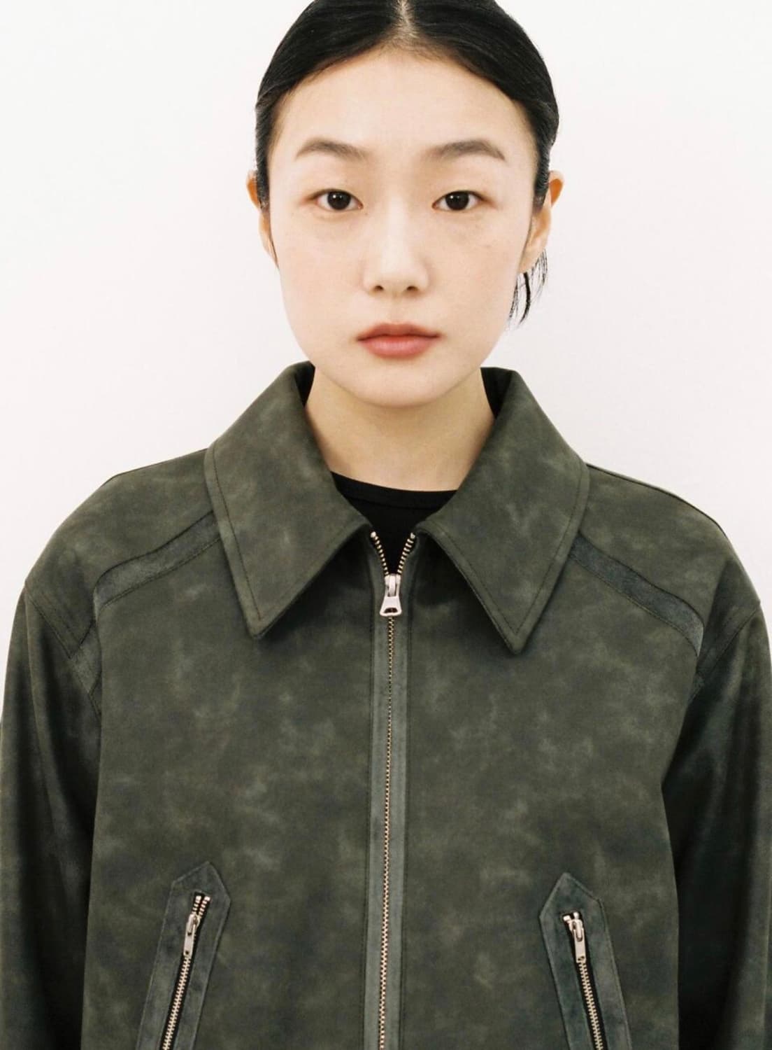 999휴머니티 에코크랙레더자켓 브라운 상품이미지3