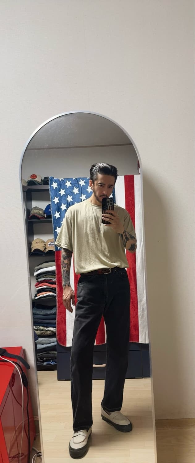 리바이스 505 빈티지 블랙 데님 팬츠 00s Levi’s [32] 상품이미지2