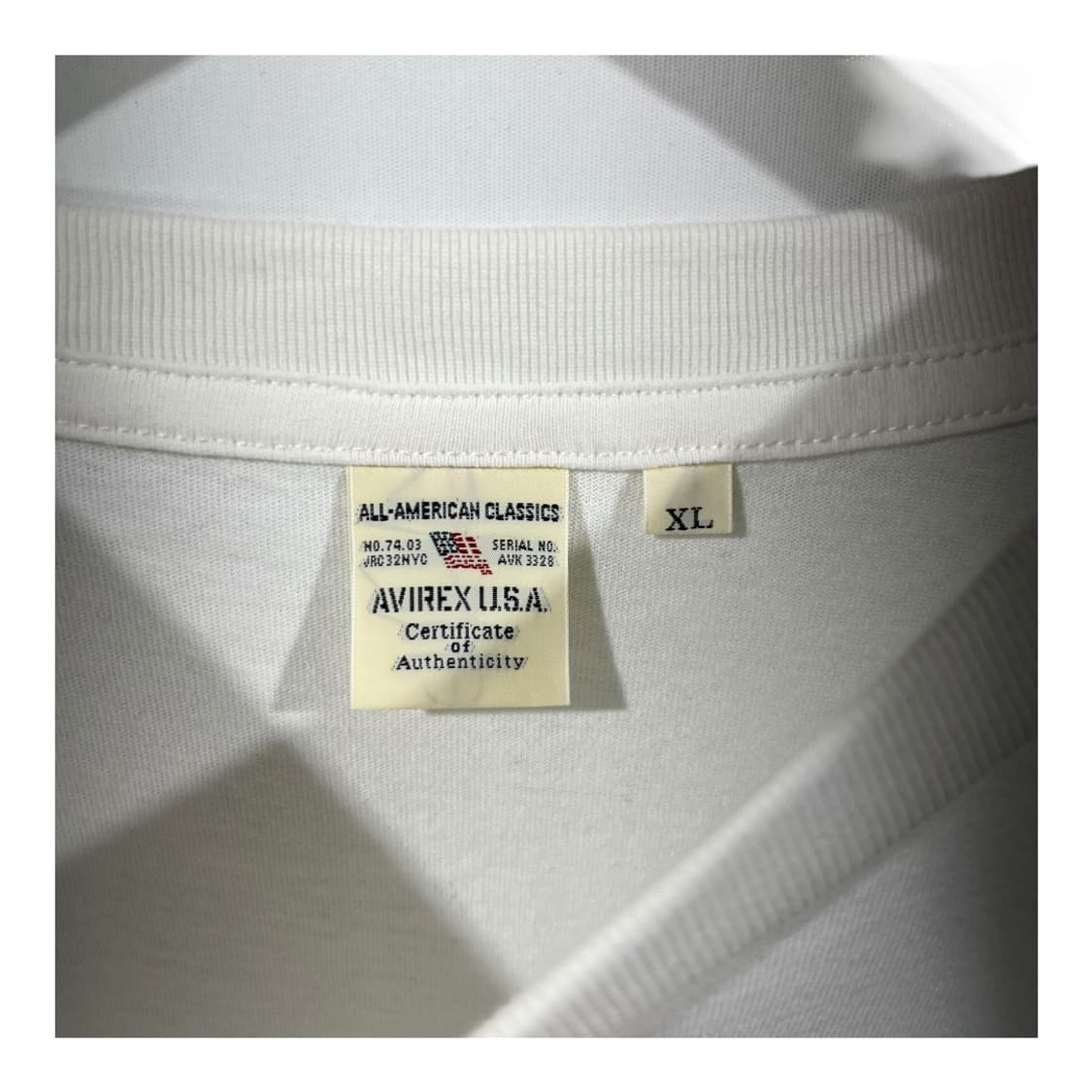 [AVIREX] 아비렉스 ATH.CLUB 로고 프린팅 롱슬리브(XL) 상품이미지4