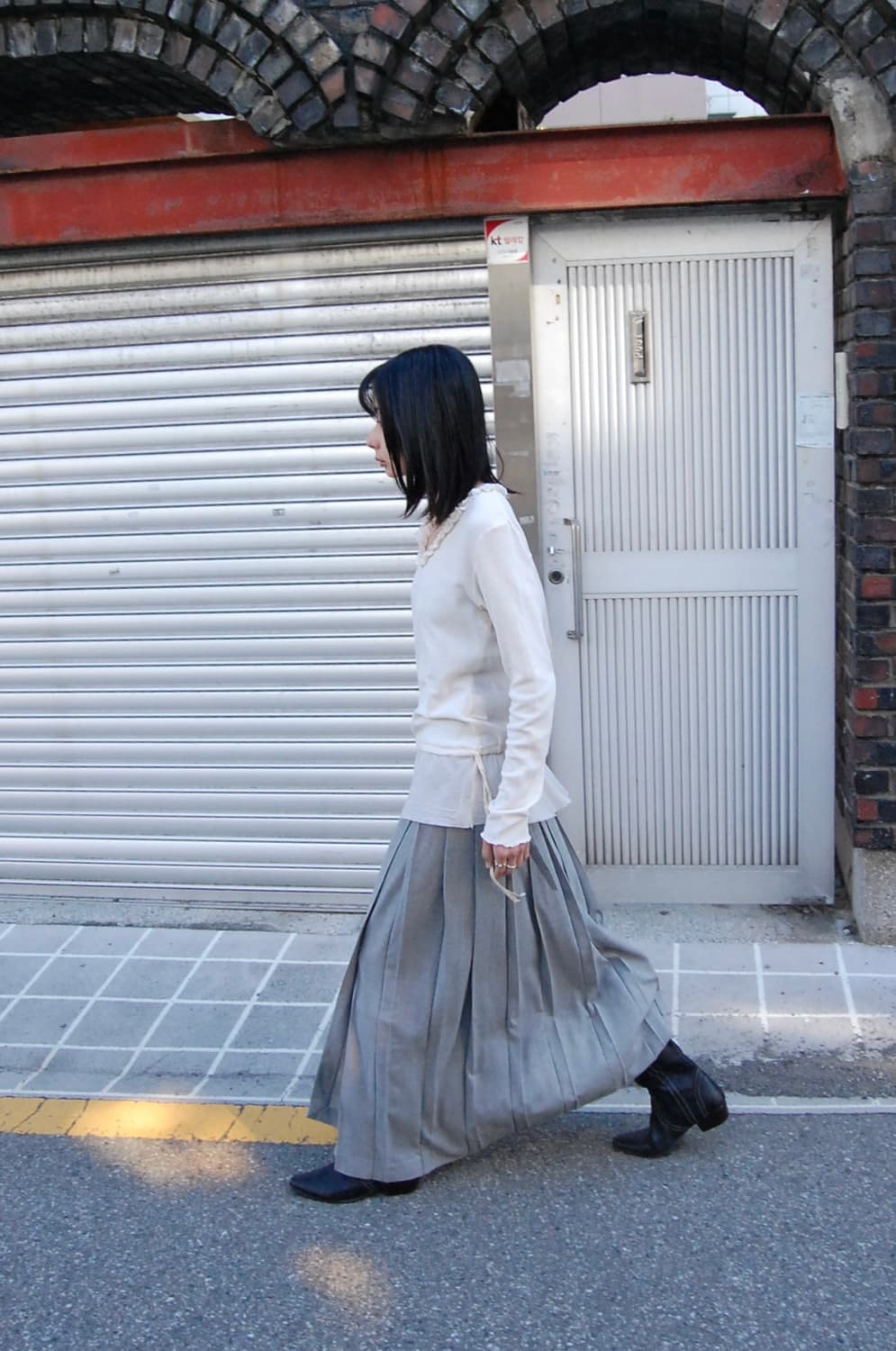 Iwish by Yohji Yamamoto pleats skirt 상품이미지7