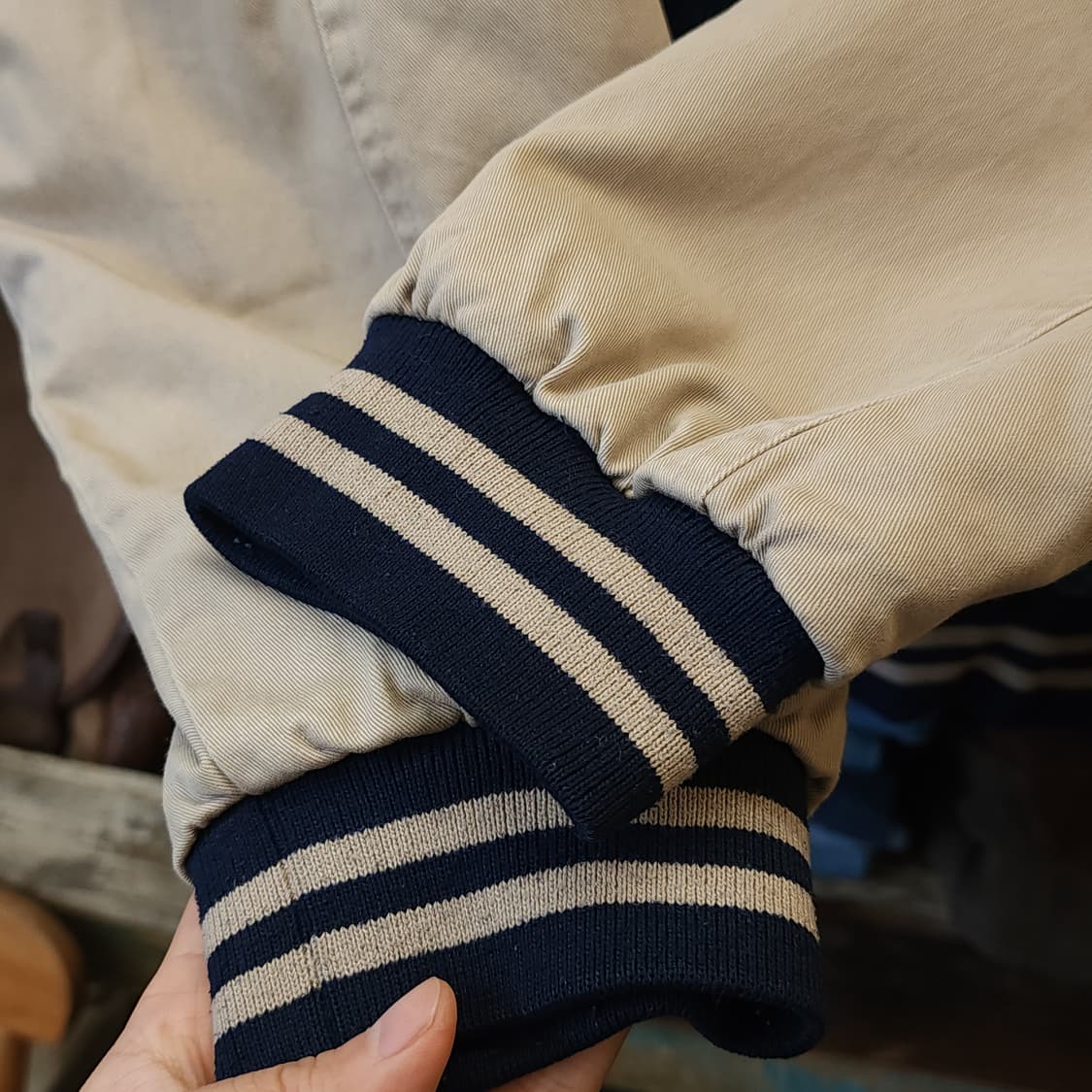 90s 빈티지 워크자켓 베이스볼 데님자켓 바시티 자켓 야구잠바 m 상품이미지6