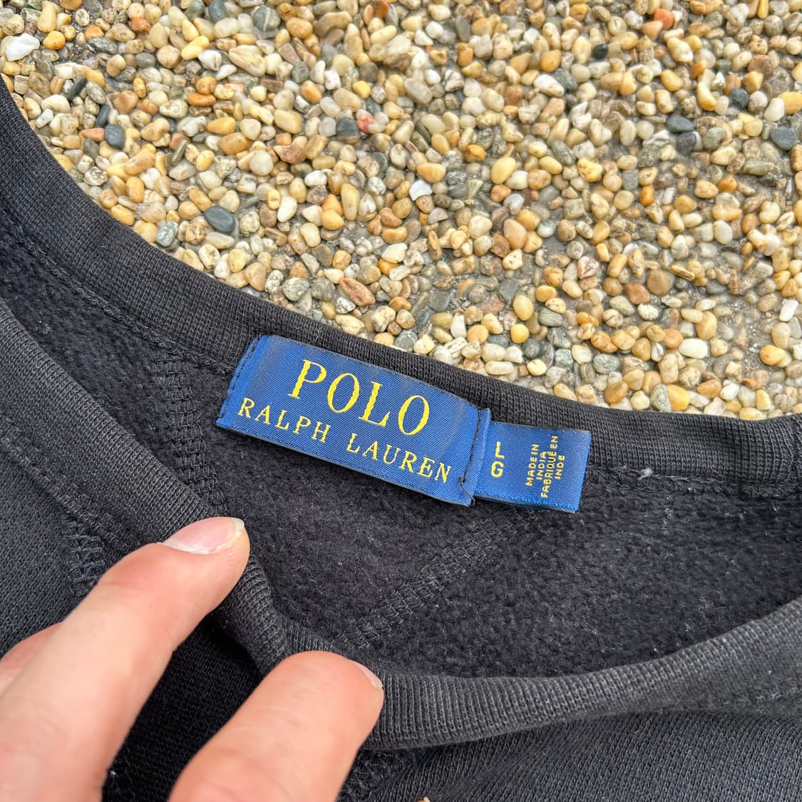 폴로(POLO RalphLauren)블랙 크루넥 맨투맨 상품이미지4