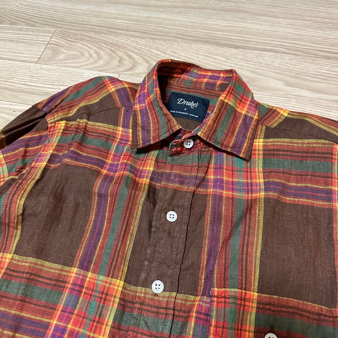 드레익스 원포켓 린넨 셔츠 S 상품이미지2