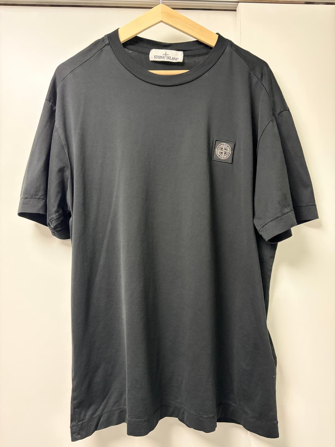 스톤아일랜드 남성 반팔 티셔츠 블랙 L 상품이미지1