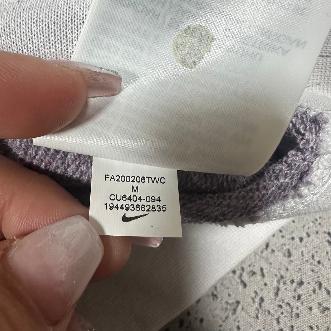 ✨ (바배) 나이키 센터로고 크롭 맨투맨  상품이미지5