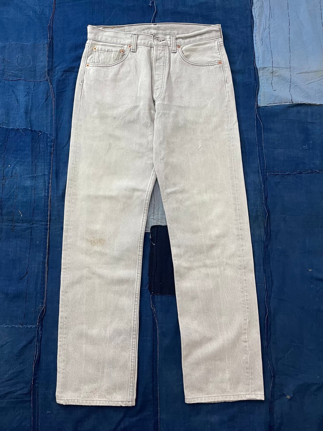 빈티지 리바이스 501 데님 팬츠 그레이 상품이미지2