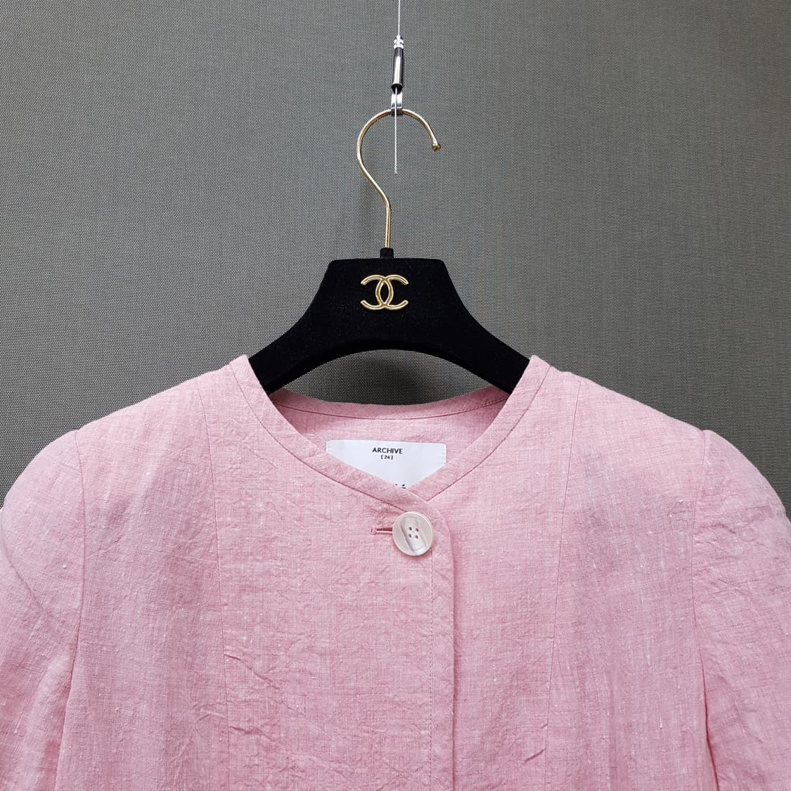 OBZEE 오브제 2023 린넨 숏 자켓 76-90-155사이즈 상품이미지2