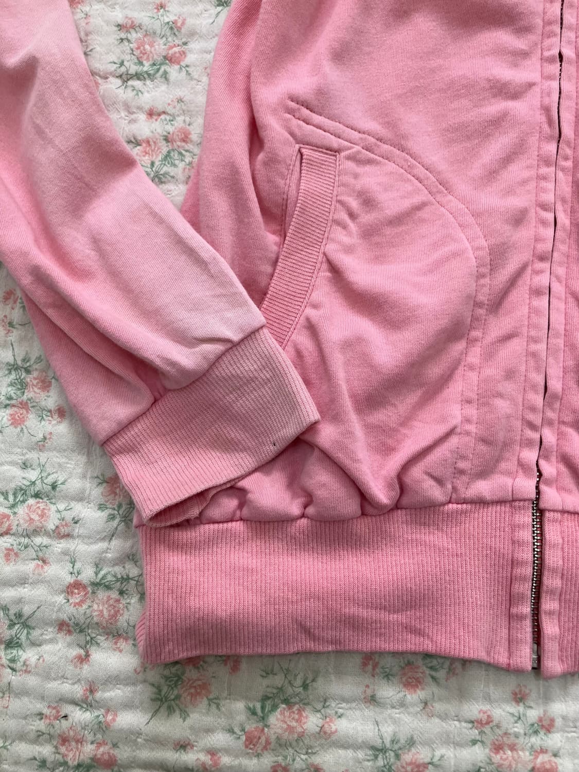 버버리 블루 라벨 딸기 우유 핑크 후드집업 1080 모리걸 y2k 스트릿 상품이미지8