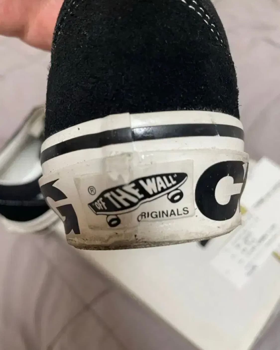 CDG 꼼데가르송 콜라보 반스 올드스쿨 블랙 상품이미지5