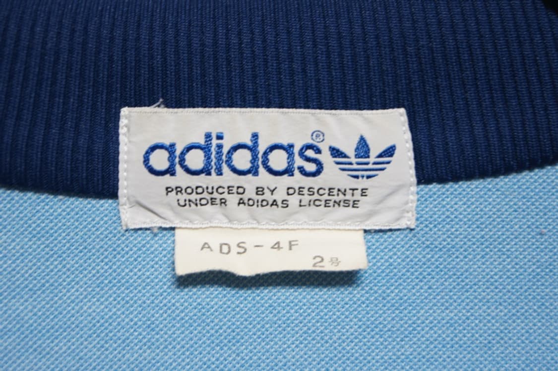 80's JAPAN 아디다스 파이어버드 트랙탑 블루 상품이미지8