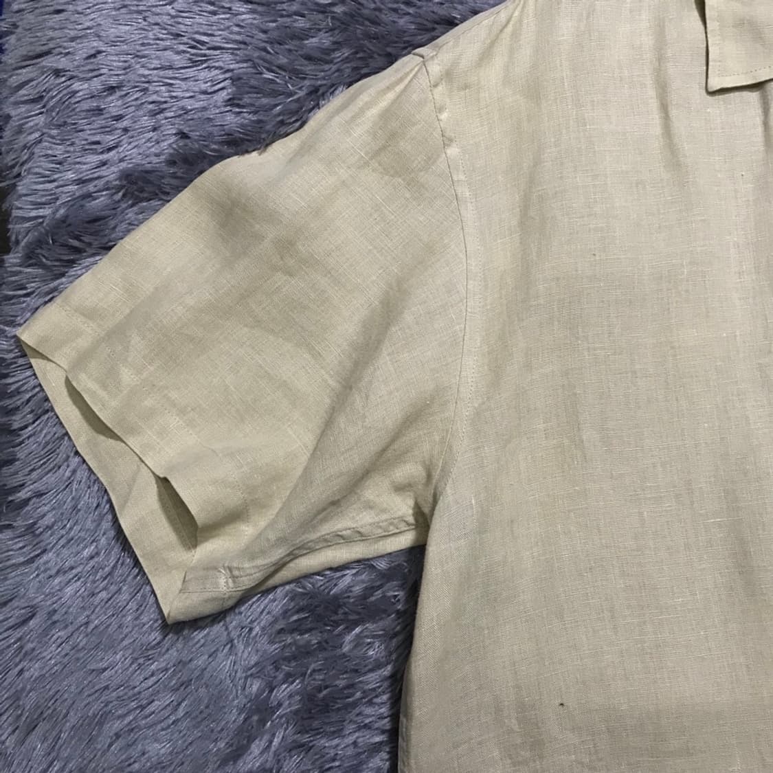 [[2XL, A급] 입생로랑(YSL) 린넨 반팔 셔츠@338 상품이미지4