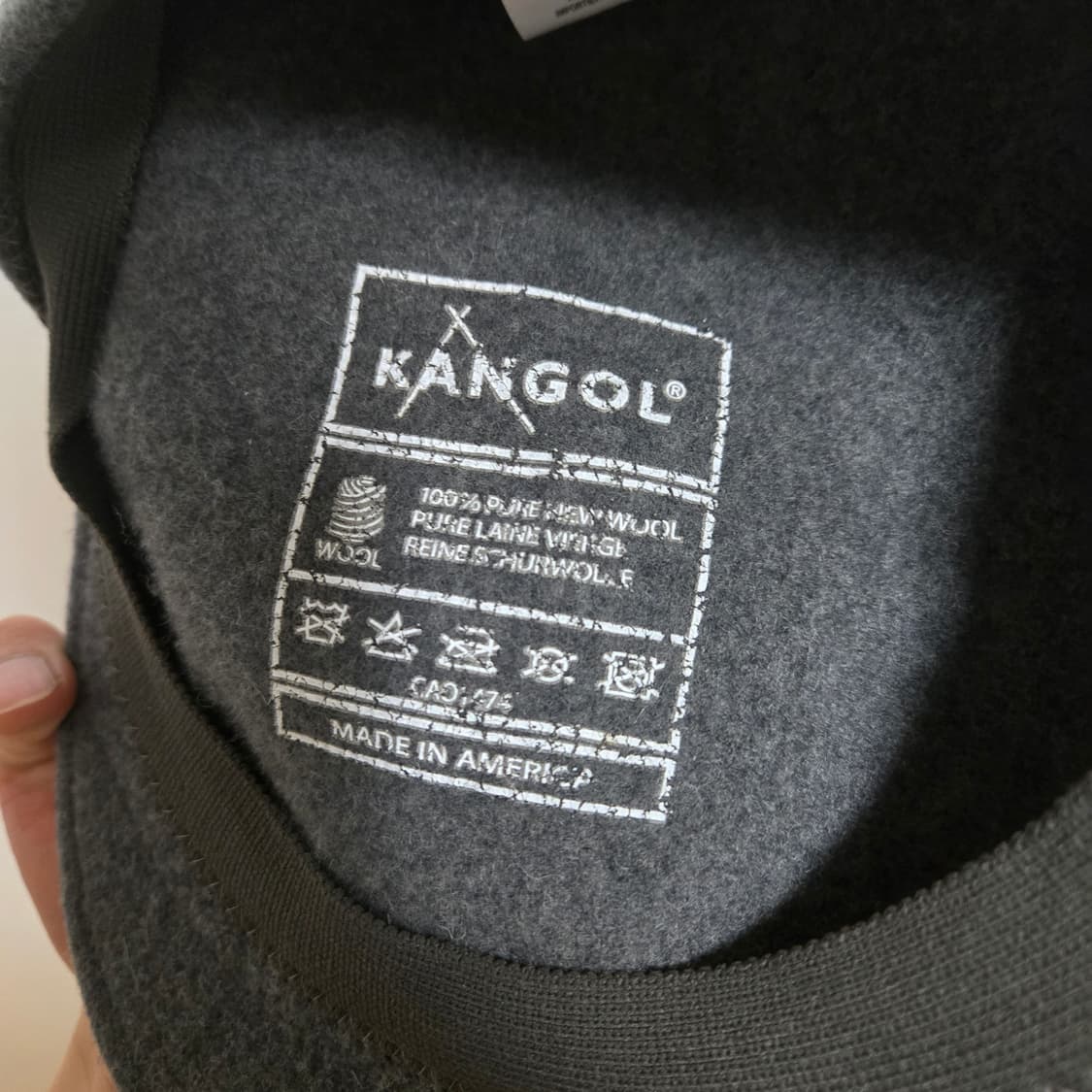캉골 그레이 울 헌팅캡 상품이미지5