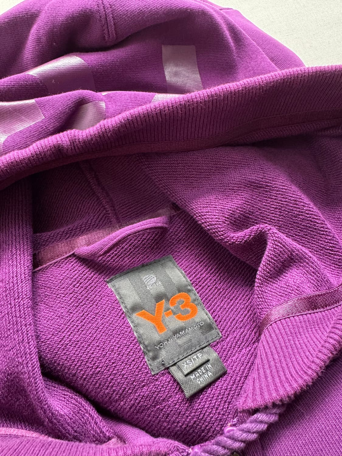 Y-3 yohji yamamoto 요지야마모토 후드 집업 상품이미지5