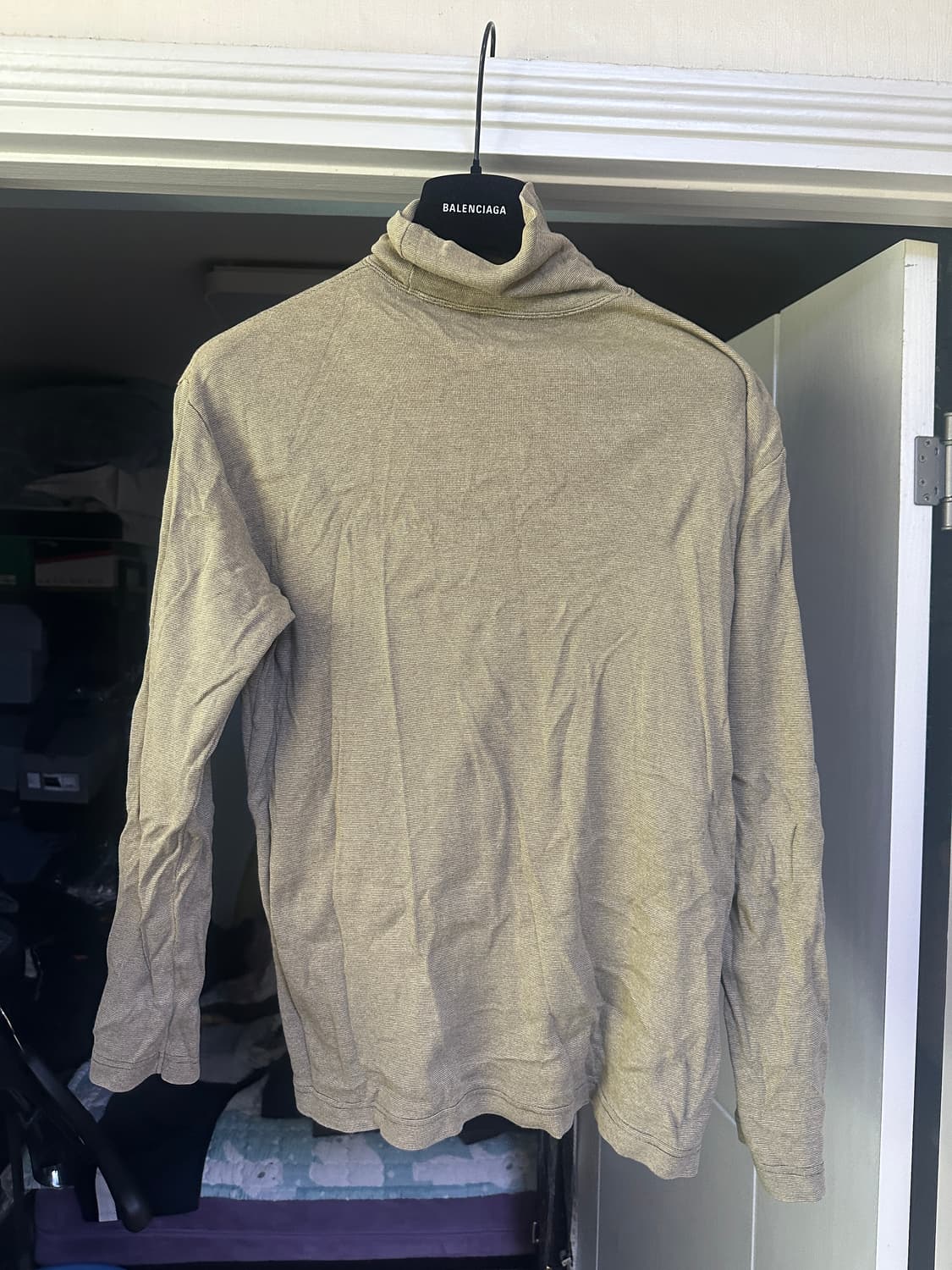 [L] 구형 유니클로 코튼 터틀넥 티셔츠 상품이미지1