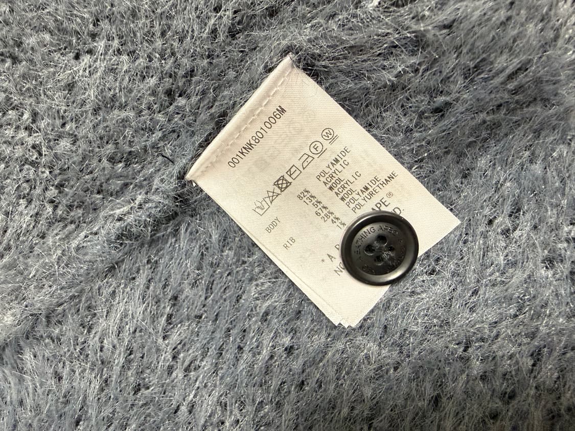 베이프 컬러 카모 가디건 블랙 상품이미지3