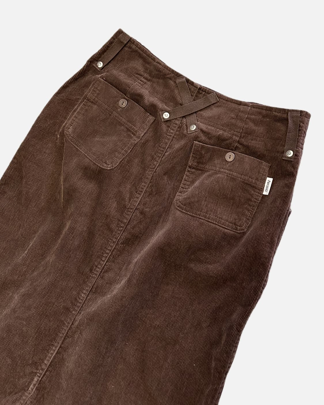 brown corduroy pocket skirt 상품이미지6