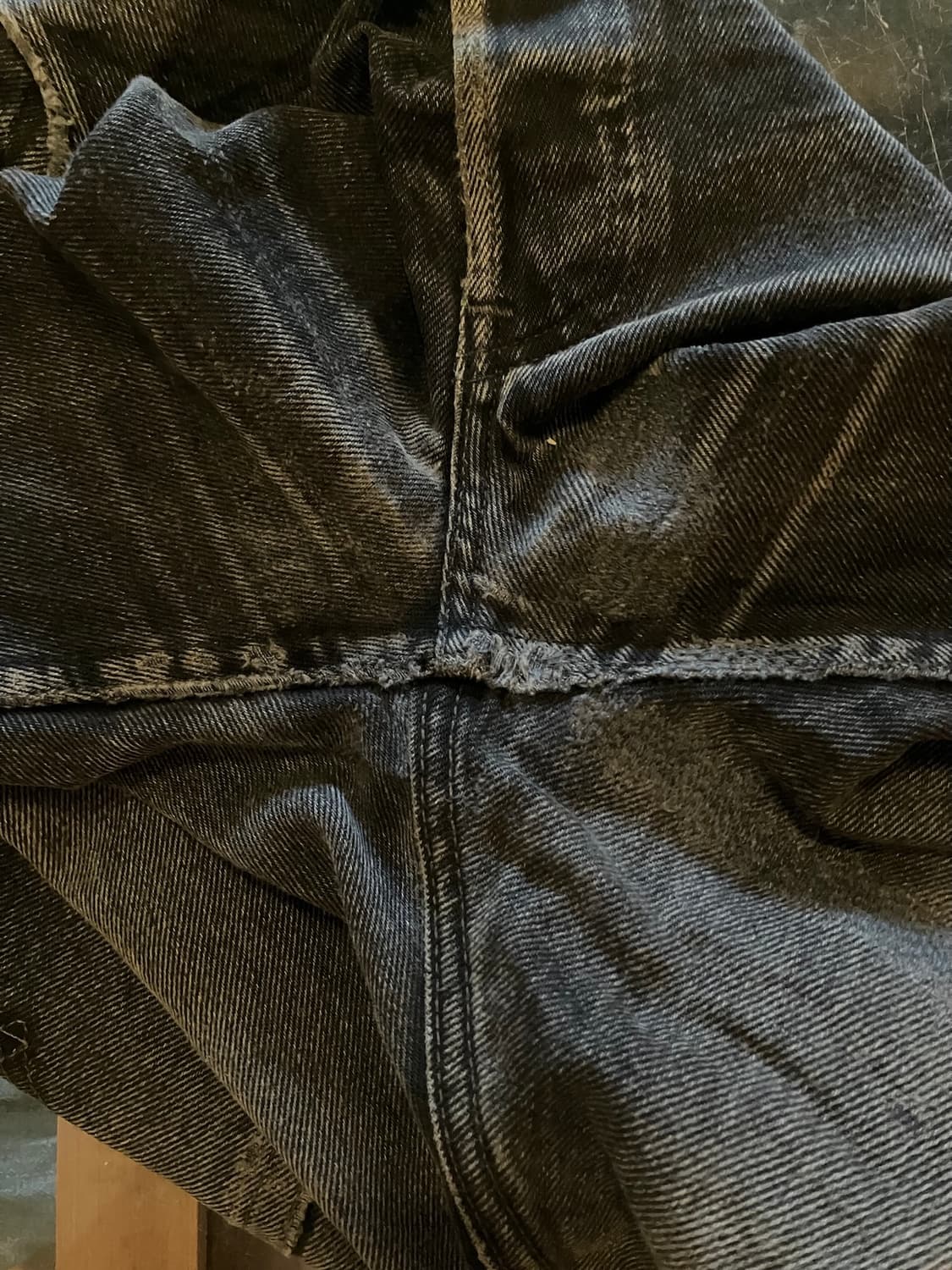 90s USA Levis 501 0660 Black Denim Pants 상품이미지8