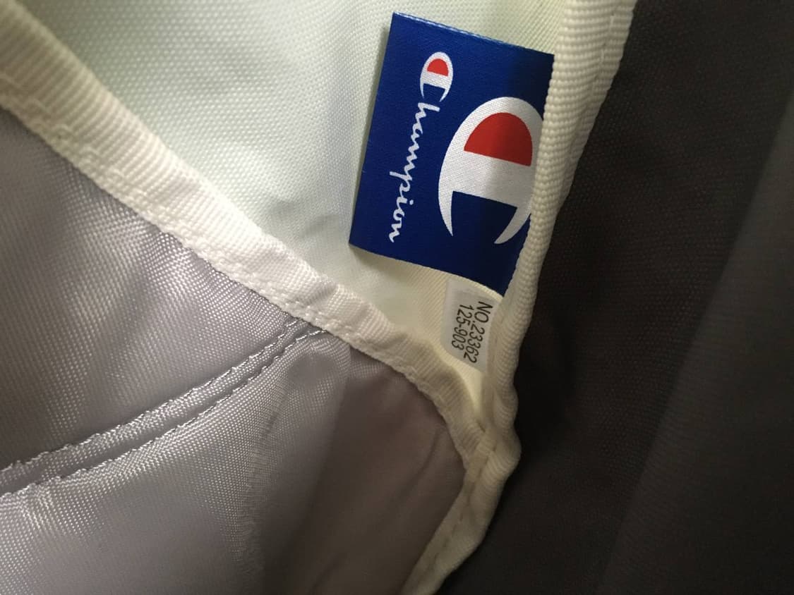 일본빈티지 챔피온 뮤트 소라그레이 블루 슬링백 크로스백 백팩 상품이미지8