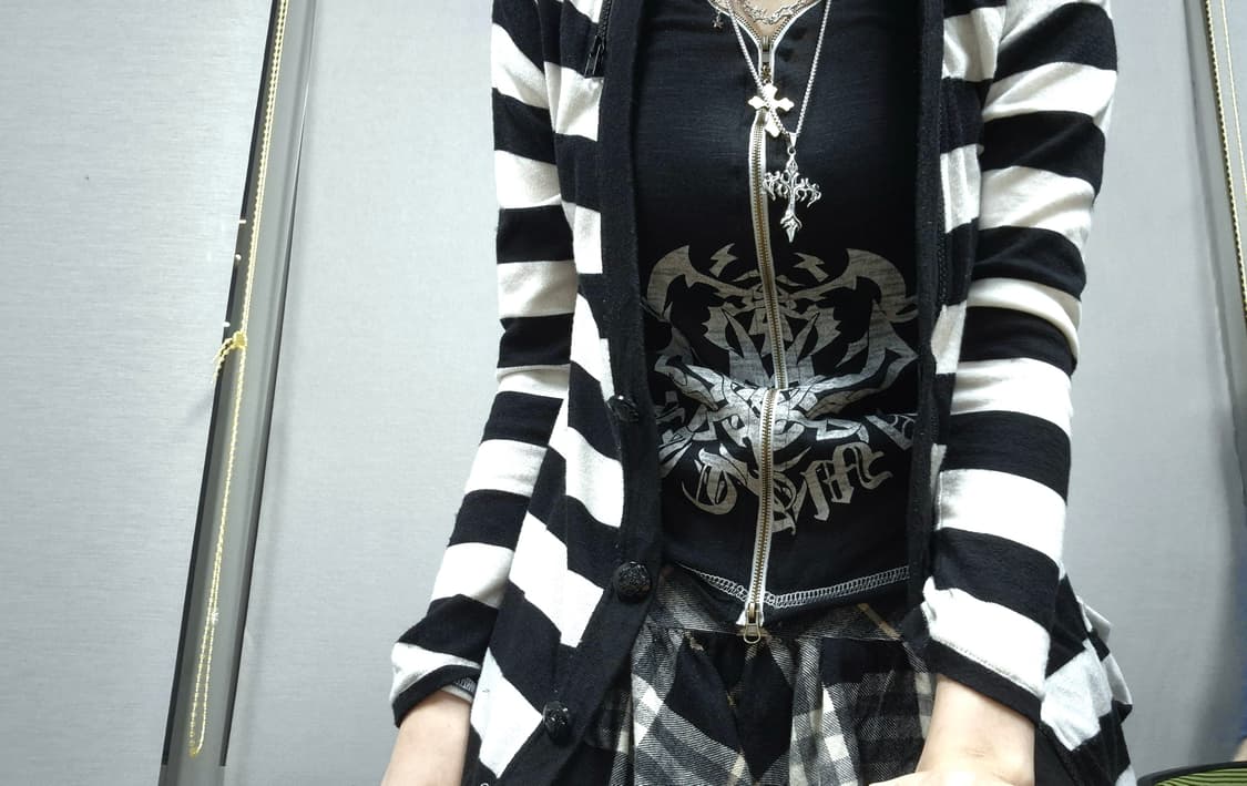 버버리 블랙 펑크 코디 상품이미지2