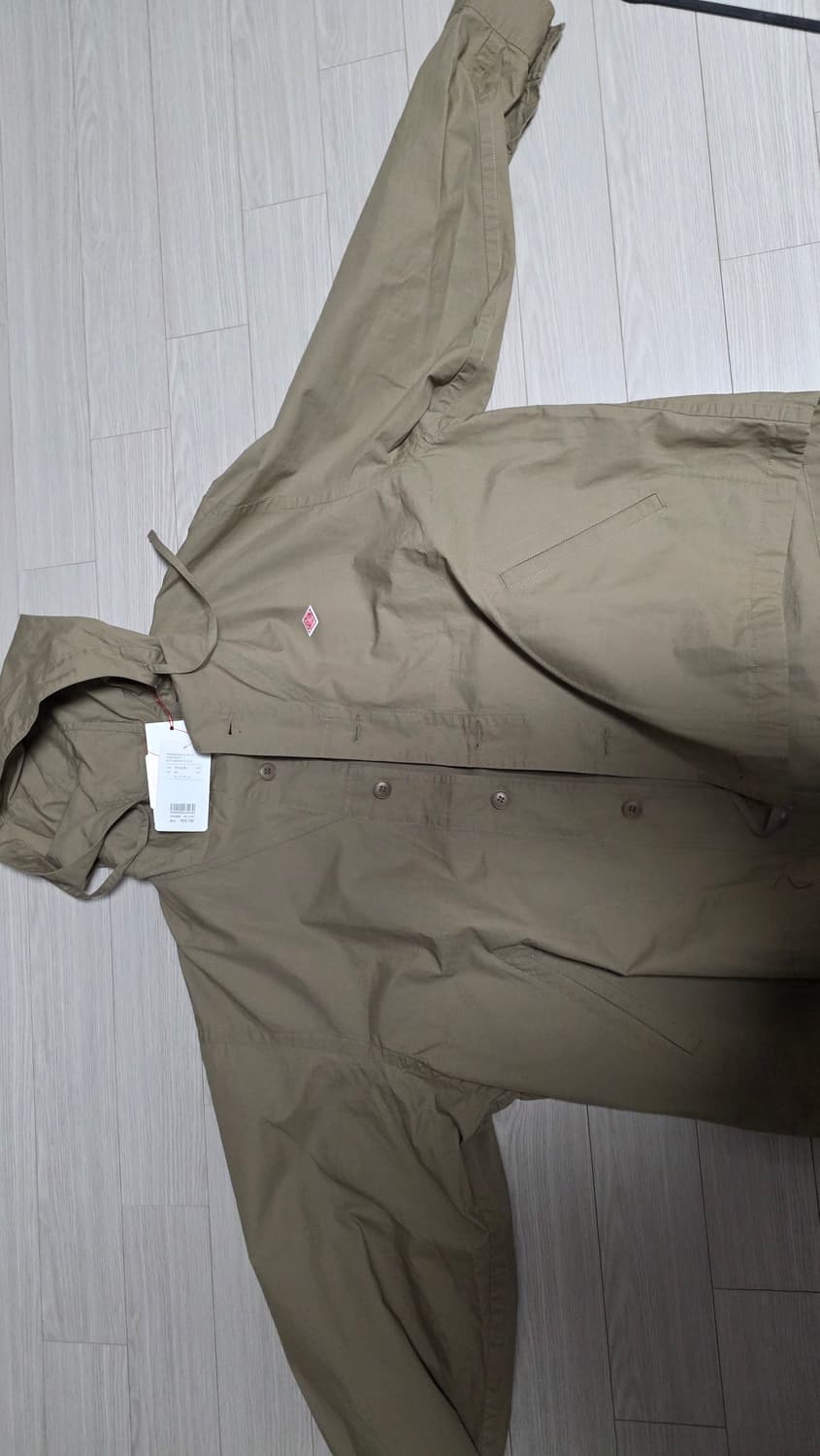 새상품 26SS DANTON 단톤 코튼 숏 후드 재킷 40사이즈 베이지 상품이미지2