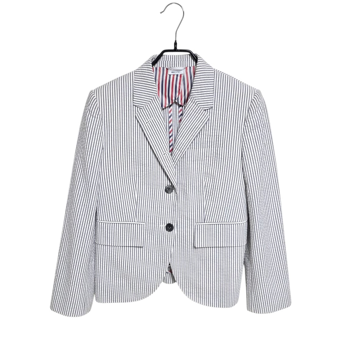 톰브라운 여성 시어서커 블레이저 자켓 상품이미지1