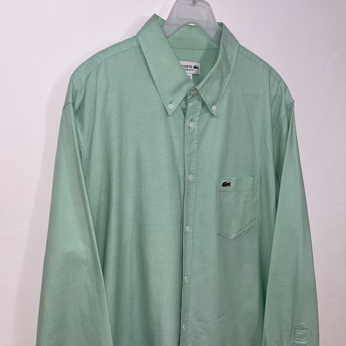 Lacoste mint check shirt 상품이미지5