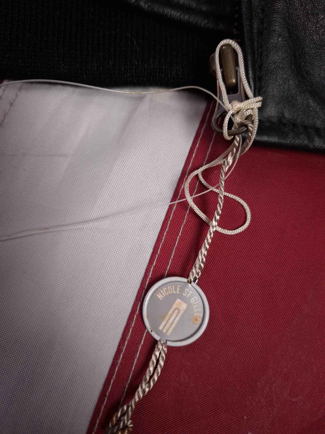 새제품 90's 국내산 리얼레더 봄버자켓 상품이미지4