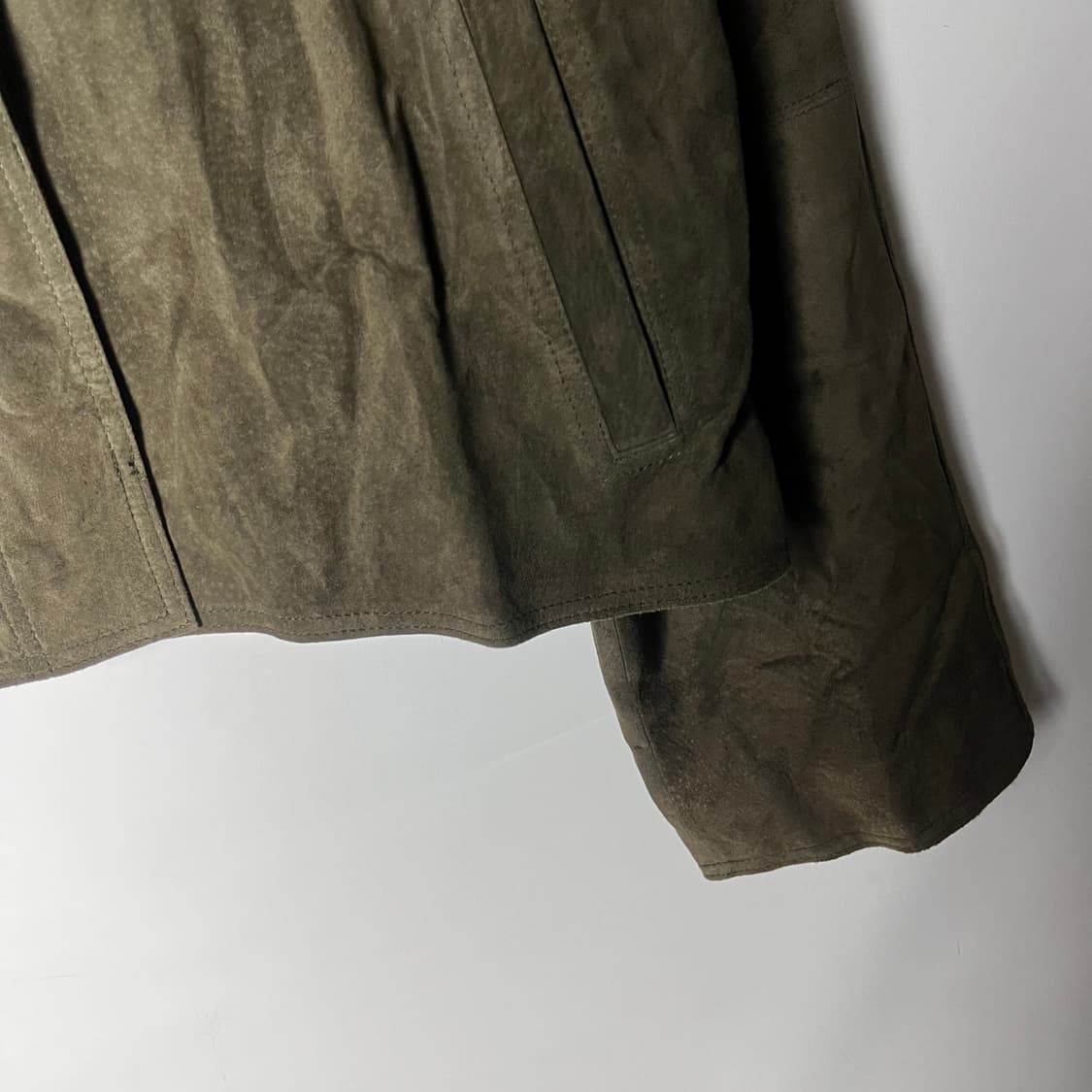 [JPN] 빈티지 스웨이드 크롭 레더자켓 상품이미지4