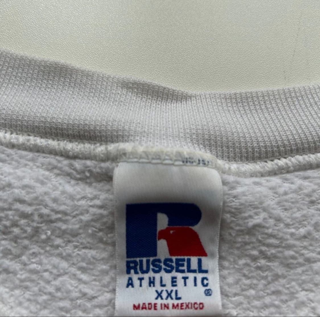 러셀 스웻셔츠 맨투맨 화이트 xxl 상품이미지3