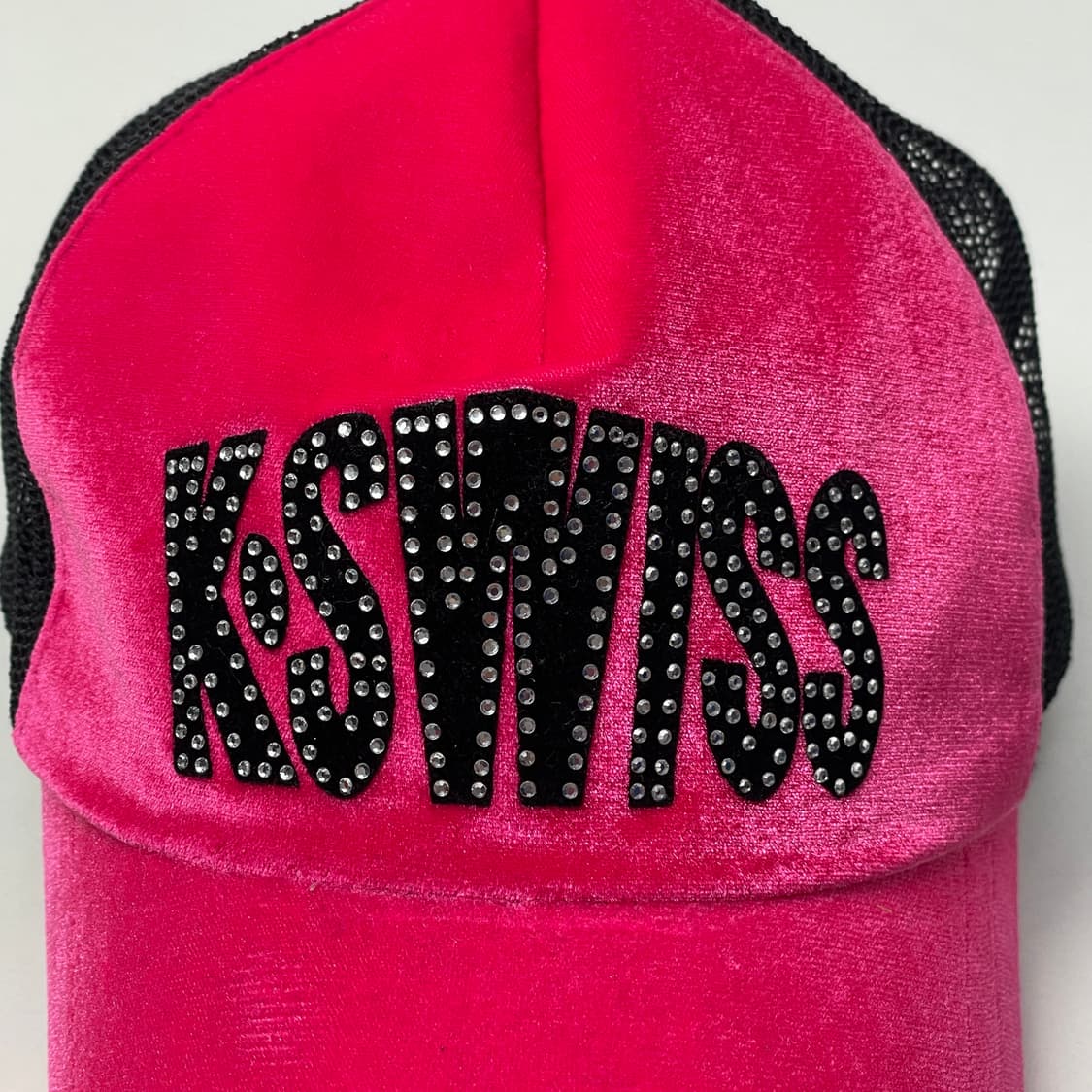 K-SWISS 케이스위스 y2k 핑크 메쉬캡 모자 상품이미지2