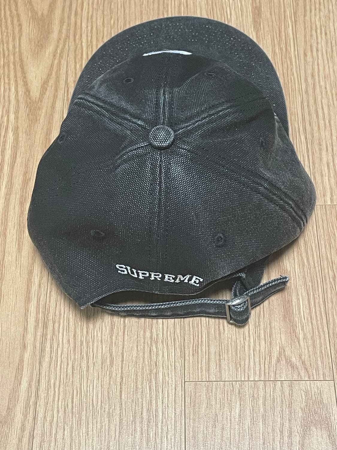슈프림 25FW 피그먼트 코티드 캔버스 S로고 볼캡 상품이미지2