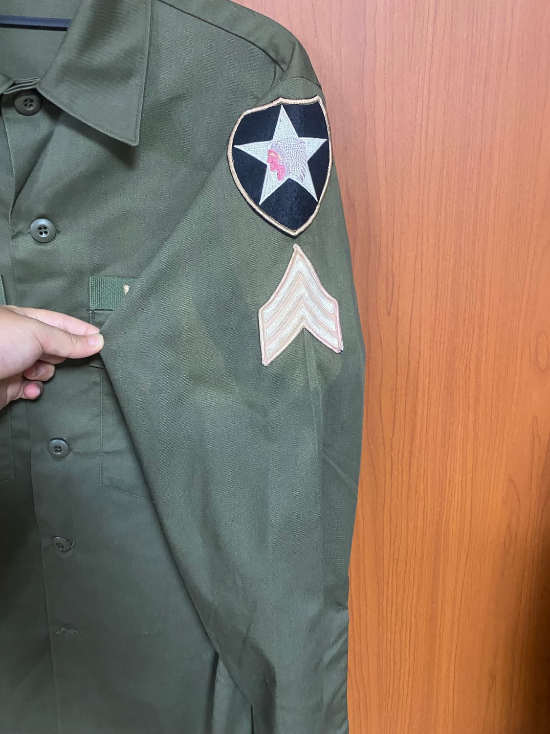 [MIL] U.S.ARMY OG507 밀리터리 자켓 14 1/2 사이즈 상품이미지5