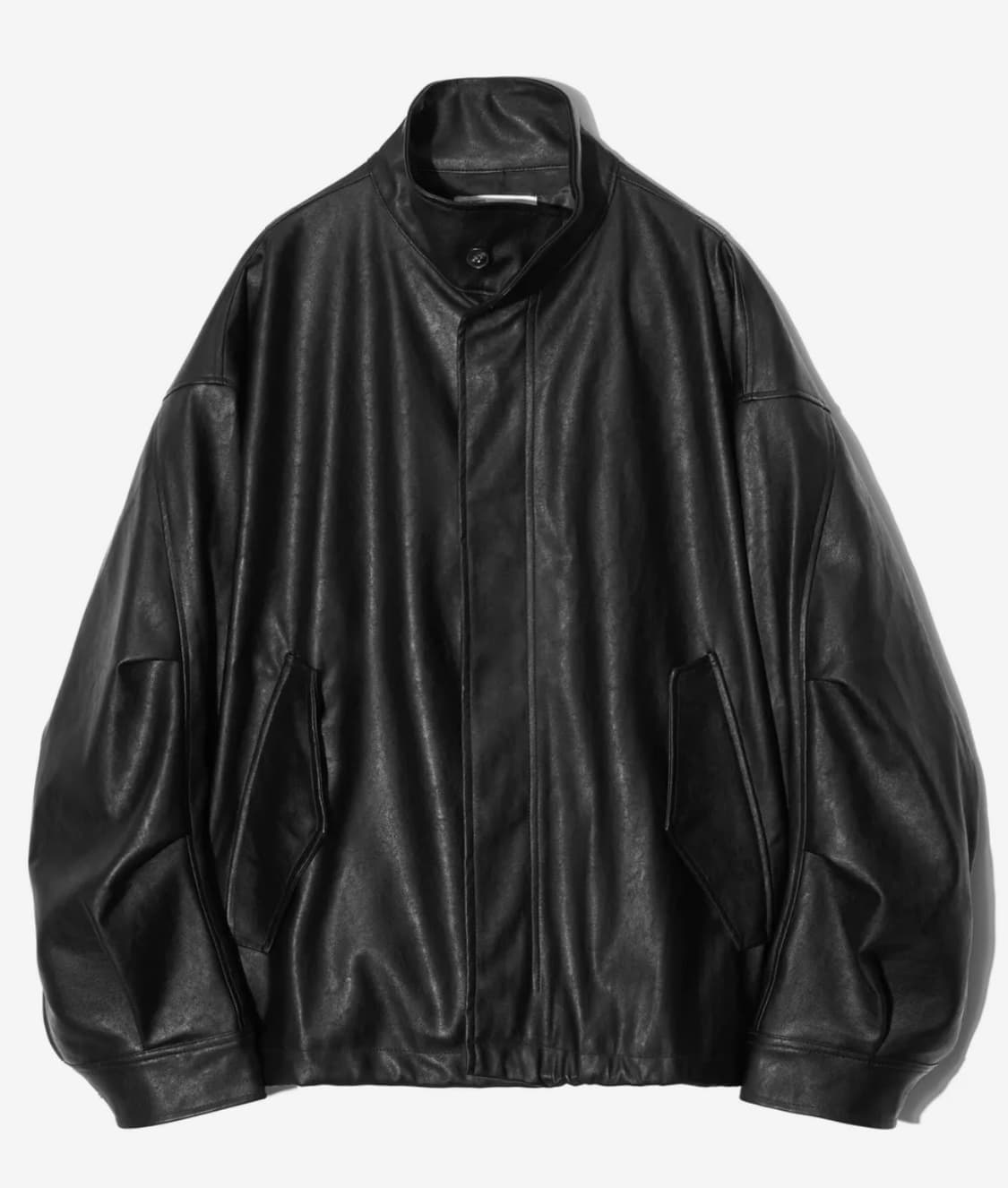 파르티멘토 비건 레더 필드 자켓 블랙 (L) 상품이미지1