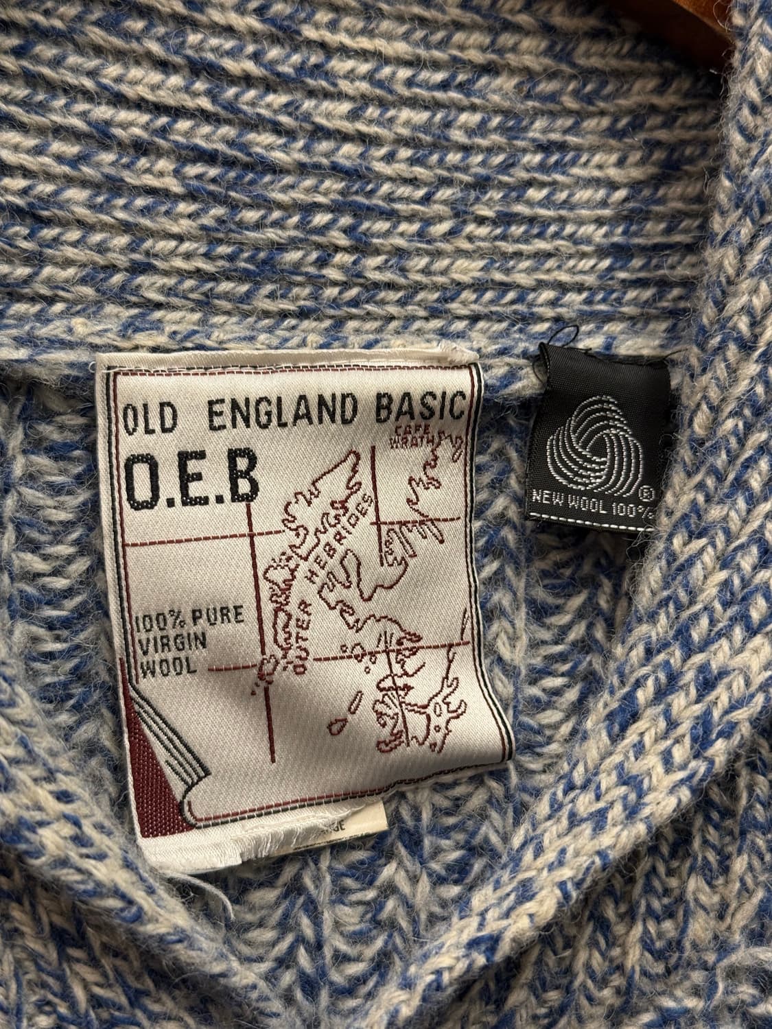 OLD ENGLAND Shawl Collar Knit Sweater 상품이미지6