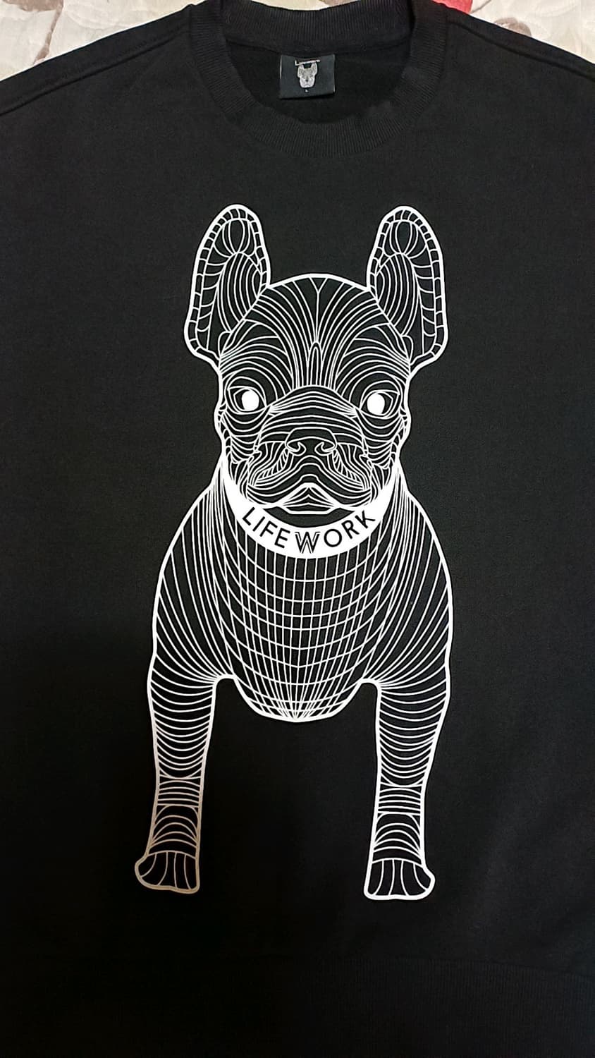 라이프워크 오버핏맨투맨 L 가슴61 기장71 상품이미지4