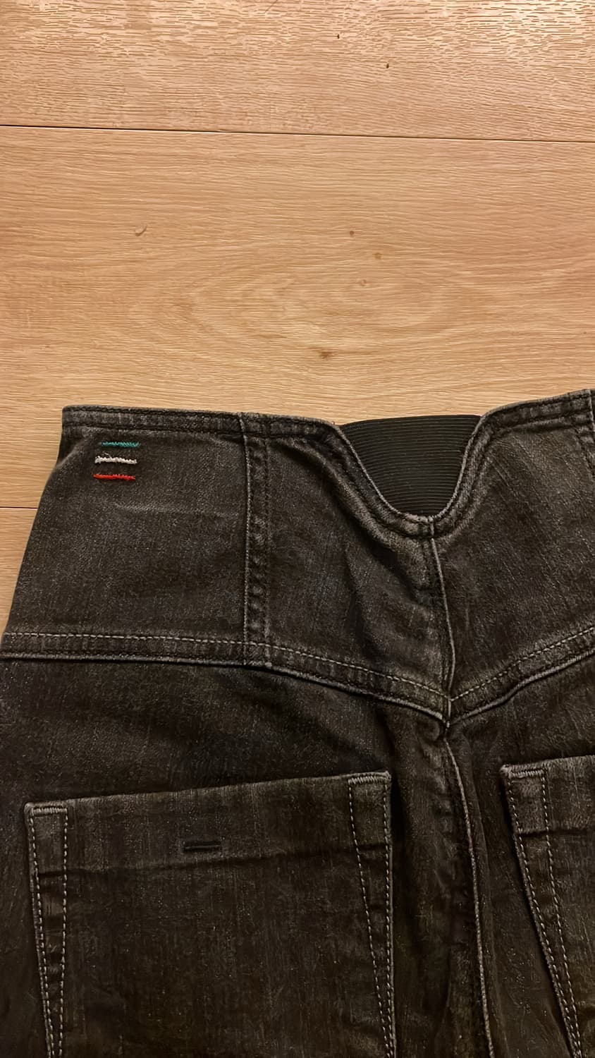 Diesel Corset Black Denim Jeans 상품이미지7