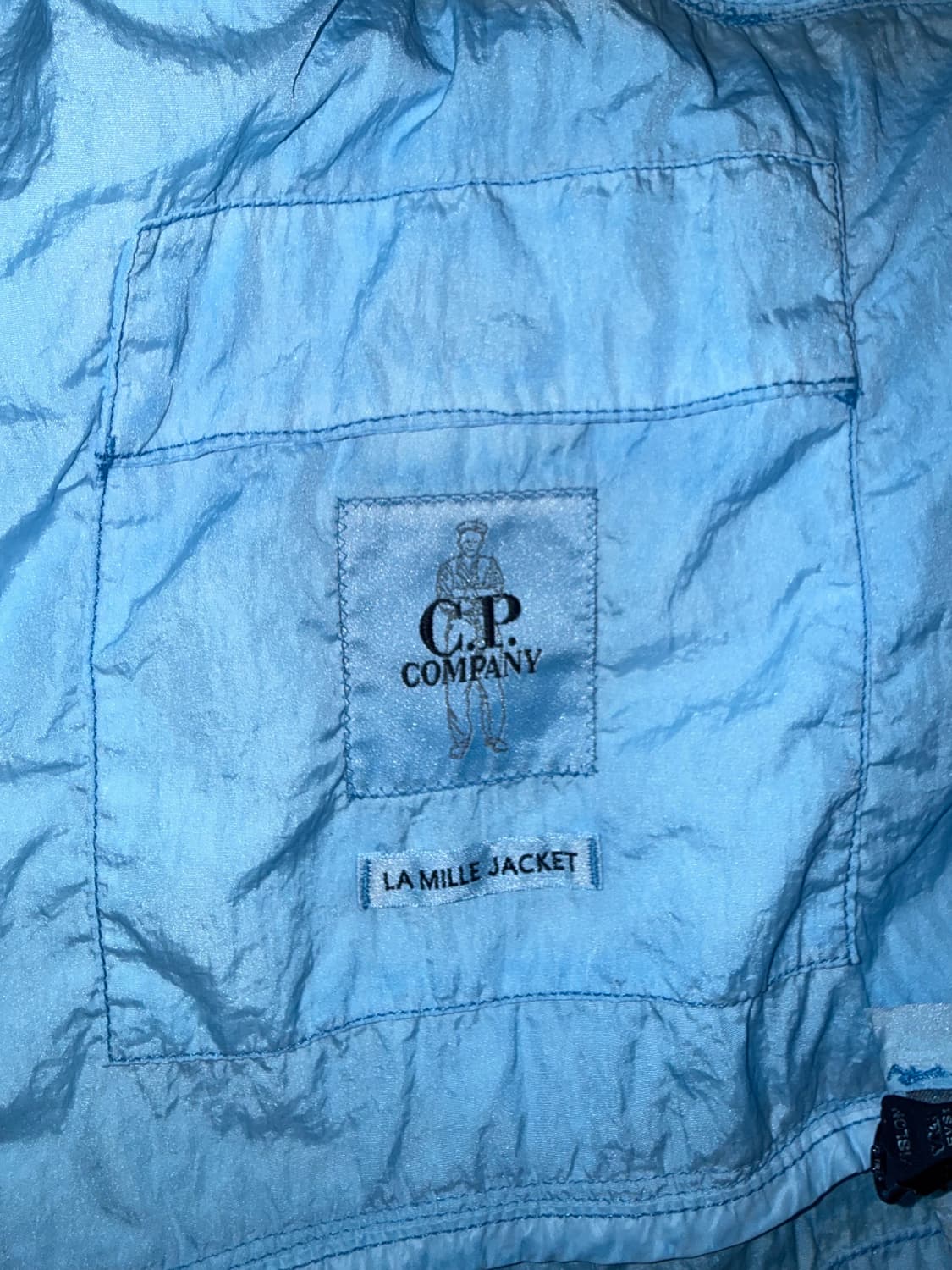 CP컴퍼니 고글 후드 자켓 스카이블루 상품이미지3