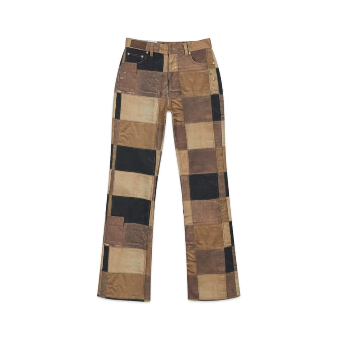 앤더슨벨 레더 페치 프린트 부츠컷 팬트 상품이미지1