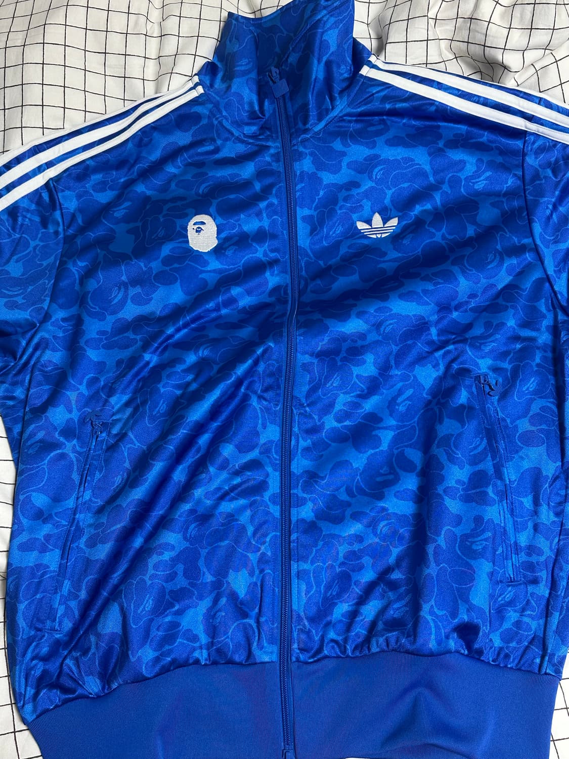 아디다스 베이프 트랙 탑 져지 블루 L 상품이미지2