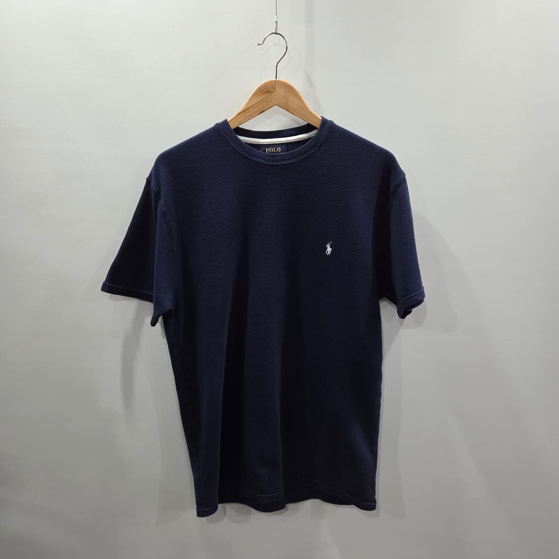 폴로랄프로렌 와플 반팔티 네이비 XL 상품이미지1