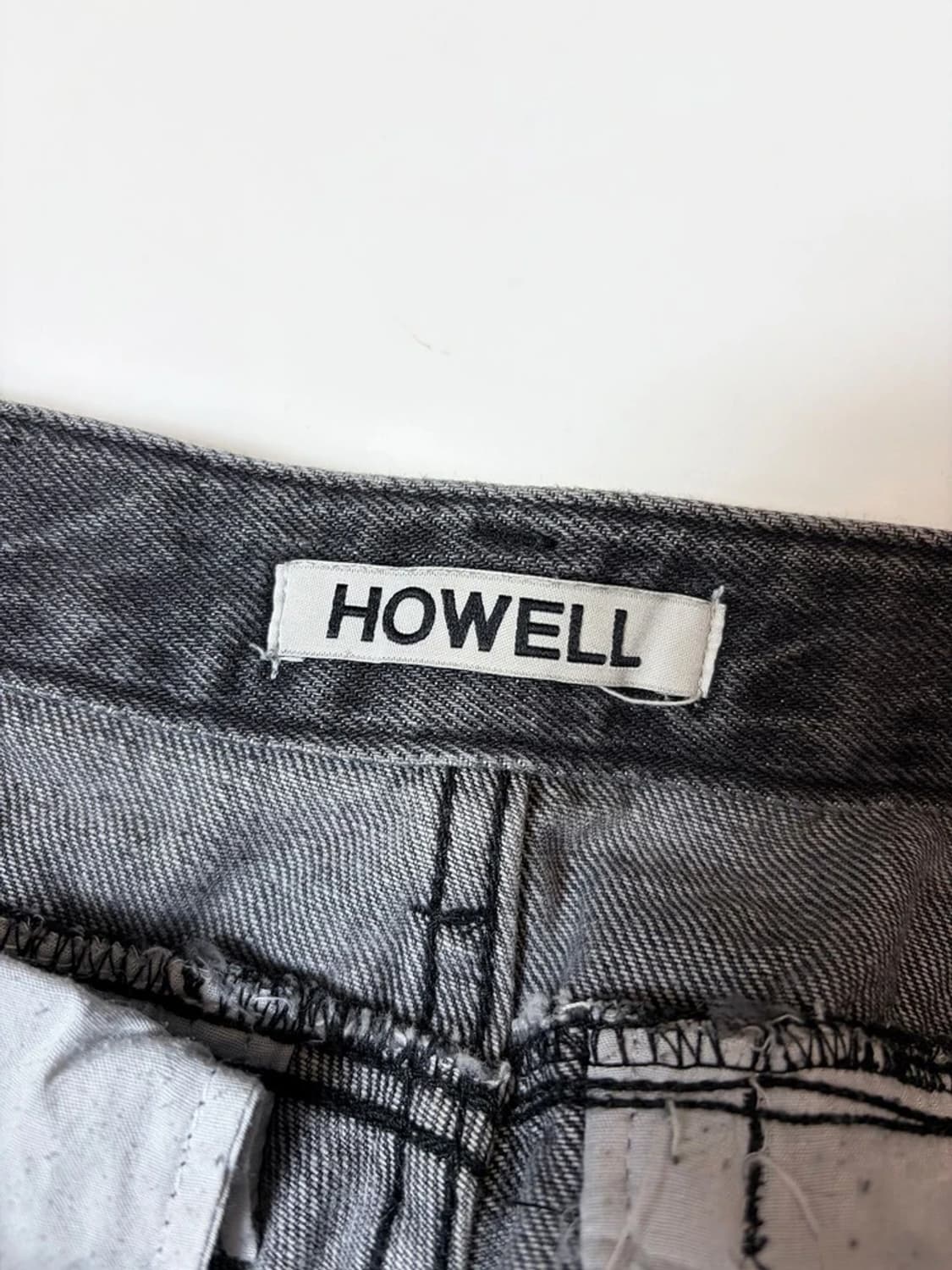 HOWELL 스트릿 와이드 카고 데님 팬츠 PN9255 상품이미지7