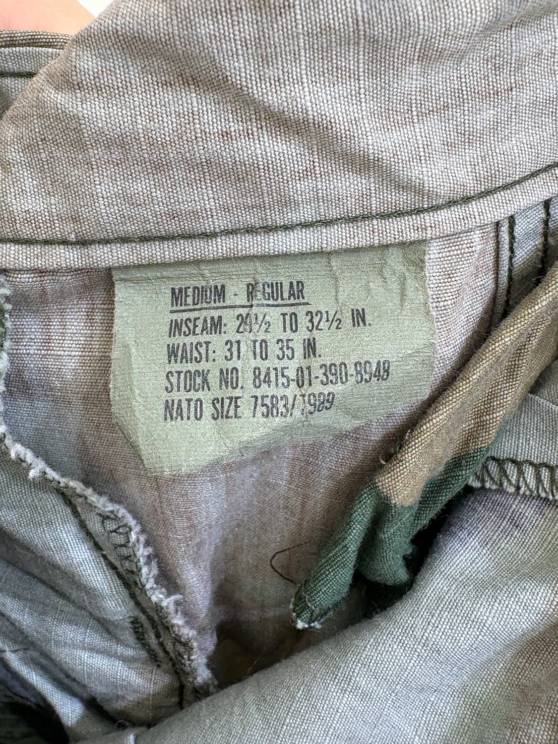 US ARMY 밀리터리팬츠 상품이미지6