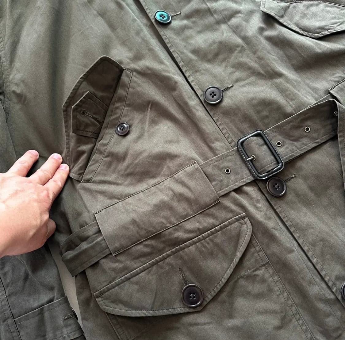 90s 폴로 랄프로렌 M-47 장진호 파카 XL (이태리 람포지퍼) 상품이미지6