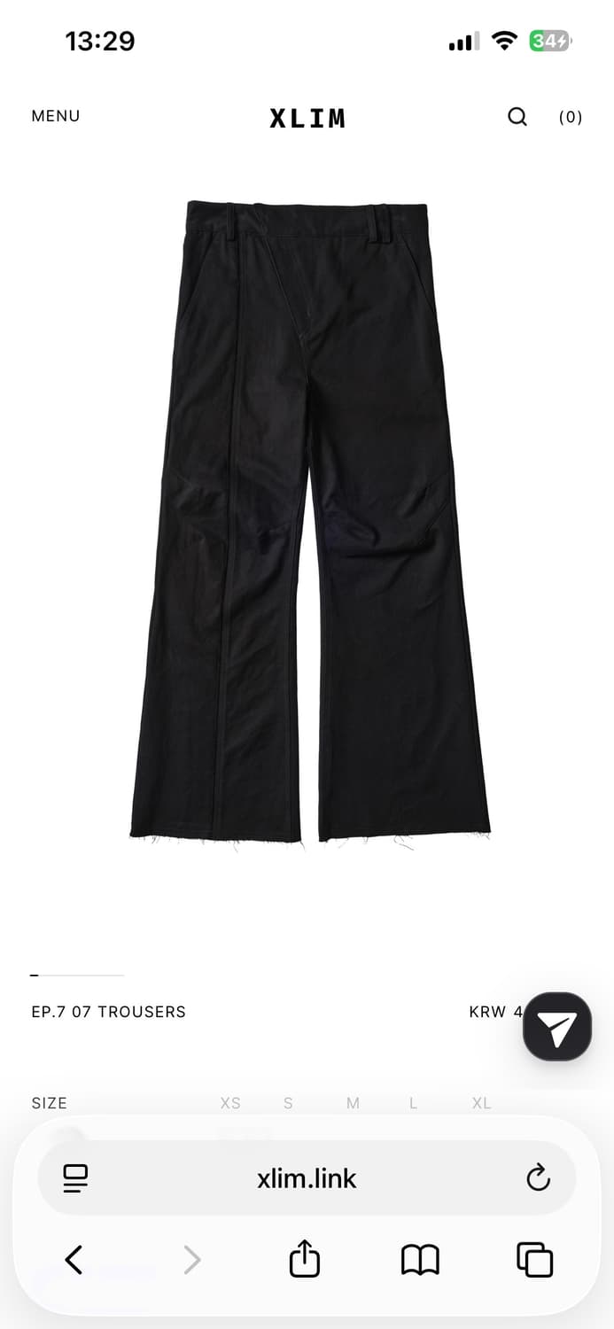 L) xlim EP.7 07 TROUSERS 상품이미지1