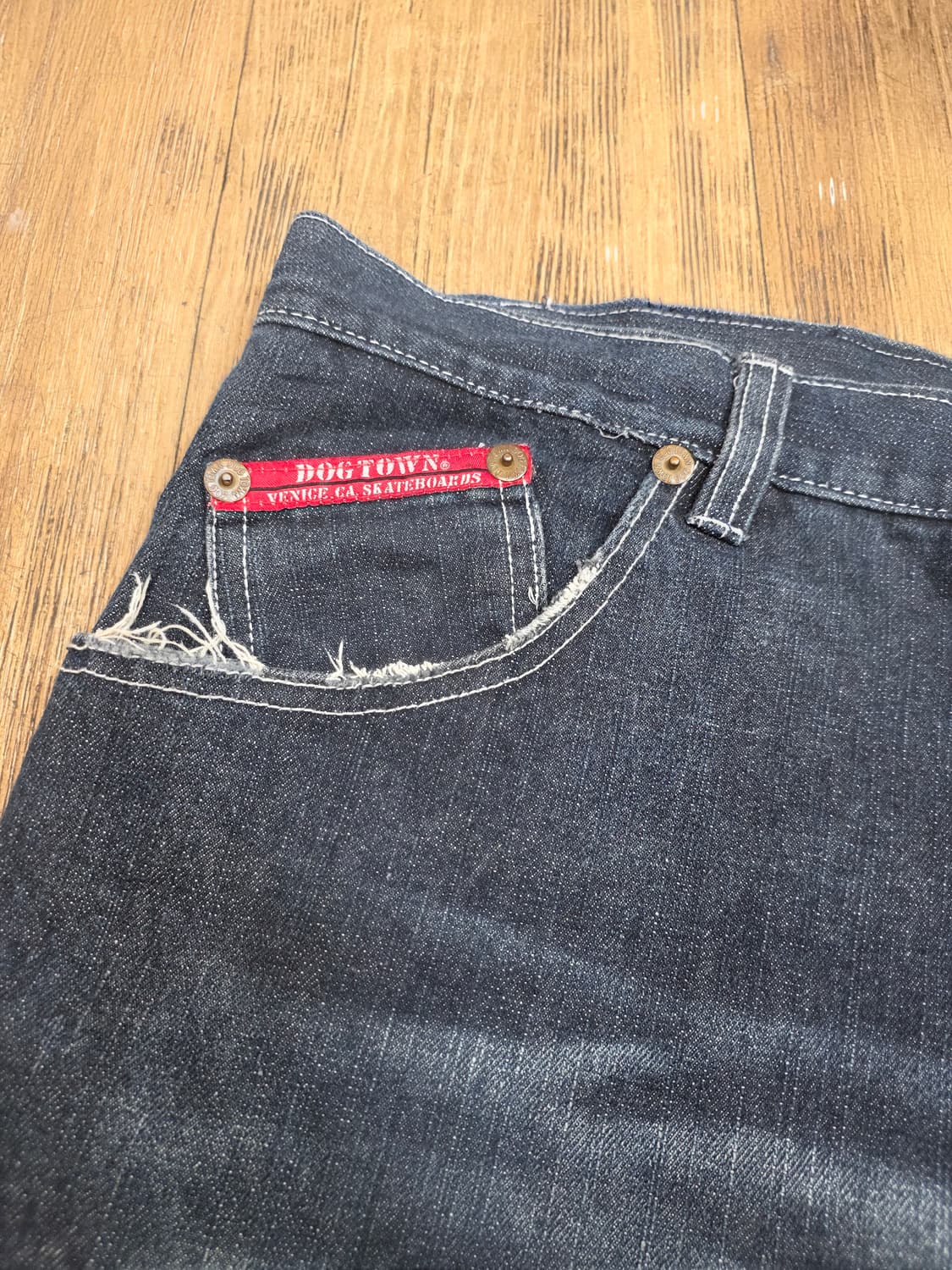 DOGTOWN 독타운 데님 반바지 독수리 자수 상품이미지3