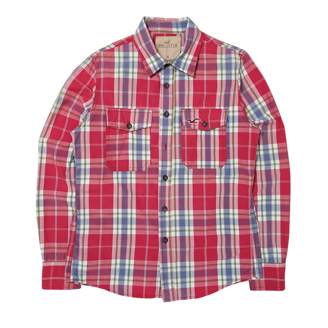 Hollister 홀리스터 레드 체크 셔츠 상품이미지1